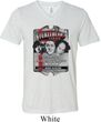 Mens Three Stooges Shirt Nyukleheads Garage Tri Blend V-neck T-Shirt