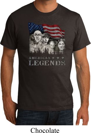 Mens Three Stooges Shirt Rushmorons Organic Tee T-Shirt