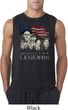Mens Three Stooges Shirt Rushmorons Sleeveless Tee T-Shirt