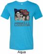 Mens Three Stooges Shirt Rushmorons Tri Blend Crewneck Tee T-Shirt