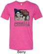 Mens Three Stooges Shirt Rushmorons Tri Blend Crewneck Tee T-Shirt