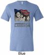 Mens Three Stooges Shirt Rushmorons Tri Blend Crewneck Tee T-Shirt
