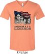 Mens Three Stooges Shirt Rushmorons Tri Blend V-neck Tee T-Shirt