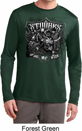 Mens Three Stooges Shirt Stooges Bike Week Dry Wicking Long Sleeve