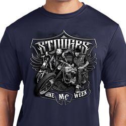 Mens Three Stooges Shirt Stooges Bike Week Moisture Wicking T-Shirt