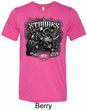 Mens Three Stooges Shirt Stooges Bike Week Tri Blend Crewneck Tee