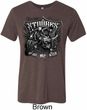 Mens Three Stooges Shirt Stooges Bike Week Tri Blend Crewneck Tee