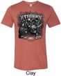 Mens Three Stooges Shirt Stooges Bike Week Tri Blend Crewneck Tee