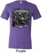Mens Three Stooges Shirt Stooges Bike Week Tri Blend Crewneck Tee