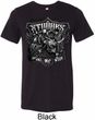 Mens Three Stooges Shirt Stooges Bike Week Tri Blend Crewneck Tee