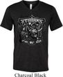 Mens Three Stooges Shirt Stooges Bike Week Tri Blend V-neck T-Shirt
