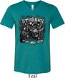 Mens Three Stooges Shirt Stooges Bike Week Tri Blend V-neck T-Shirt