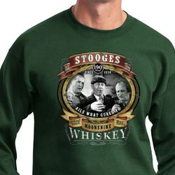 Mens Three Stooges Sweatshirt Moonshine Whiskey Sweat Shirt Mens Three Stooges Sweatshirt Moonshine Whiskey Sweat Shirt