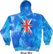 Mens UK Flag Hoodie Union Jack Tie Dye Hoody