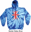 Mens UK Flag Hoodie Union Jack Tie Dye Hoody