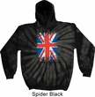 Mens UK Flag Hoodie Union Jack Tie Dye Hoody