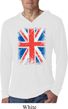Mens UK Flag Shirt Union Jack Lightweight Hoodie Tee