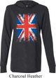 Mens UK Flag Shirt Union Jack Lightweight Hoodie Tee T-Shirt