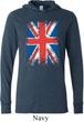 Mens UK Flag Shirt Union Jack Lightweight Hoodie Tee T-Shirt