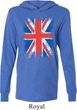 Mens UK Flag Shirt Union Jack Lightweight Hoodie Tee T-Shirt
