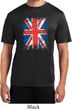 Mens UK Flag Shirt Union Jack Moisture Wicking Tee T-Shirt