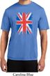 Mens UK Flag Shirt Union Jack Moisture Wicking Tee T-Shirt