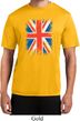 Mens UK Flag Shirt Union Jack Moisture Wicking Tee T-Shirt