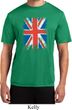 Mens UK Flag Shirt Union Jack Moisture Wicking Tee T-Shirt