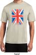Mens UK Flag Shirt Union Jack Moisture Wicking Tee T-Shirt