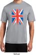 Mens UK Flag Shirt Union Jack Moisture Wicking Tee T-Shirt