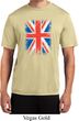 Mens UK Flag Shirt Union Jack Moisture Wicking Tee T-Shirt