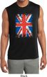 Mens UK Flag Shirt Union Jack Sleeveless Moisture Wicking Tee T-Shirt