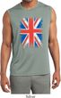 Mens UK Flag Shirt Union Jack Sleeveless Moisture Wicking Tee T-Shirt