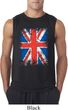 Mens UK Flag Shirt Union Jack Sleeveless Tee T-Shirt