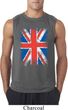 Mens UK Flag Shirt Union Jack Sleeveless Tee T-Shirt