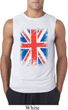 Mens UK Flag Shirt Union Jack Sleeveless Tee T-Shirt