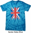 Mens UK Flag Shirt Union Jack Spider Tie Dye Tee T-shirt