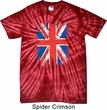Mens UK Flag Shirt Union Jack Spider Tie Dye Tee T-shirt