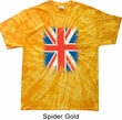 Mens UK Flag Shirt Union Jack Spider Tie Dye Tee T-shirt