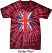 Mens UK Flag Shirt Union Jack Spider Tie Dye Tee T-shirt