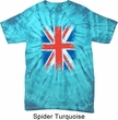 Mens UK Flag Shirt Union Jack Spider Tie Dye Tee T-shirt