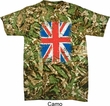 Mens UK Flag Shirt Union Jack Tie Dye Tee T-shirt