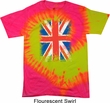 Mens UK Flag Shirt Union Jack Tie Dye Tee T-shirt