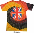 Mens UK Flag Shirt Union Jack Tie Dye Tee T-shirt