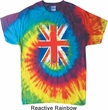 Mens UK Flag Shirt Union Jack Tie Dye Tee T-shirt