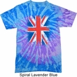 Mens UK Flag Shirt Union Jack Tie Dye Tee T-shirt