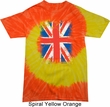 Mens UK Flag Shirt Union Jack Tie Dye Tee T-shirt