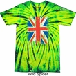 Mens UK Flag Shirt Union Jack Tie Dye Tee T-shirt