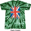 Mens UK Flag Shirt Union Jack Twist Tie Dye Tee T-shirt