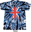Mens UK Flag Shirt Union Jack Twist Tie Dye Tee T-shirt